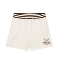 Unisex Striped Drawstring Shorts